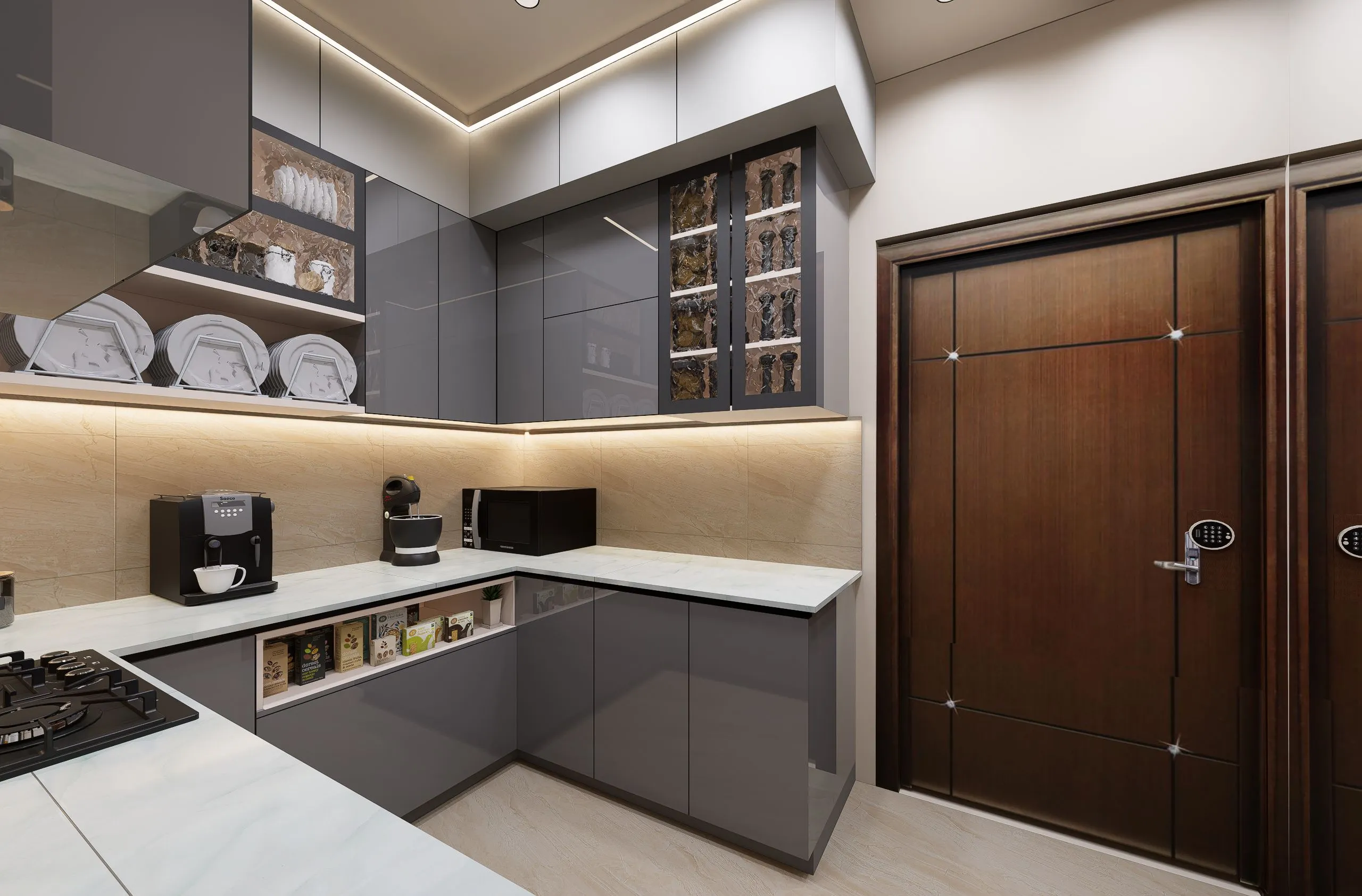 Highly tailored bespoke kitchen interior