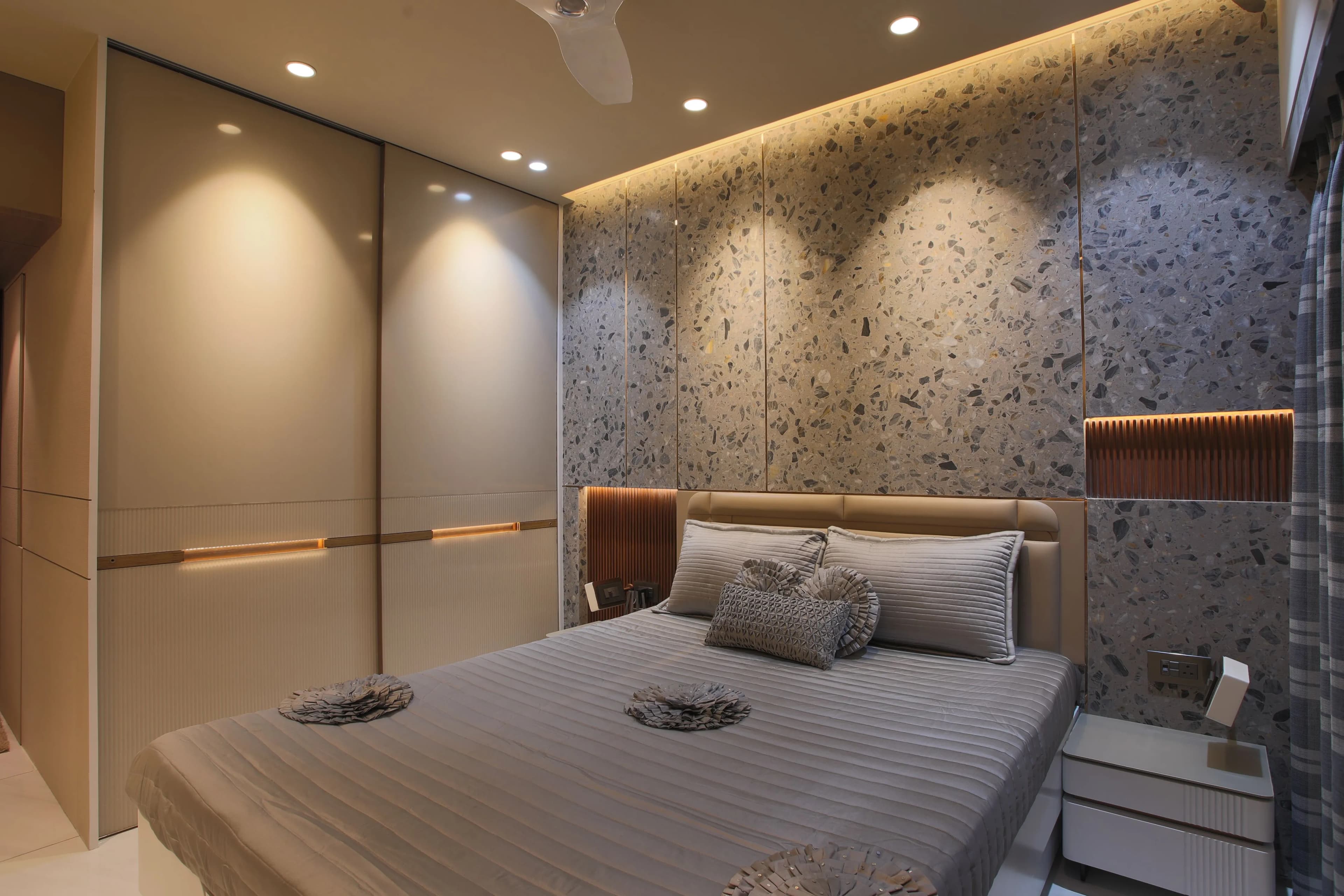 Bright and functional luminous bedroom